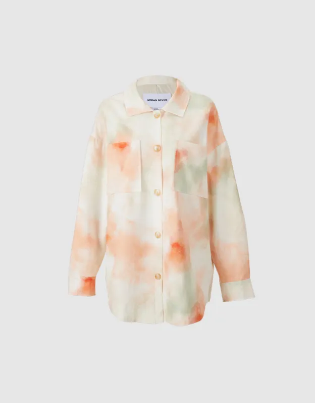 Tie Dye Oversized Jacket sold by Urban Revivo