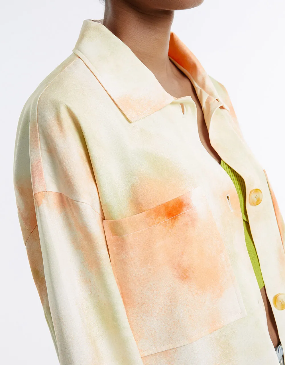 Tie Dye Oversized Jacket sold by Urban Revivo product image thumbnail 5