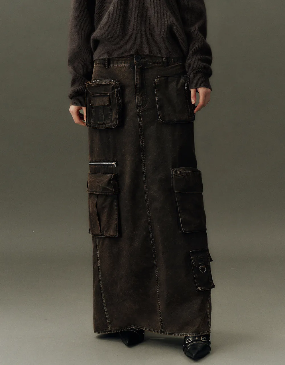 Midi Straight Skirt sold by Urban Revivo product image thumbnail 3