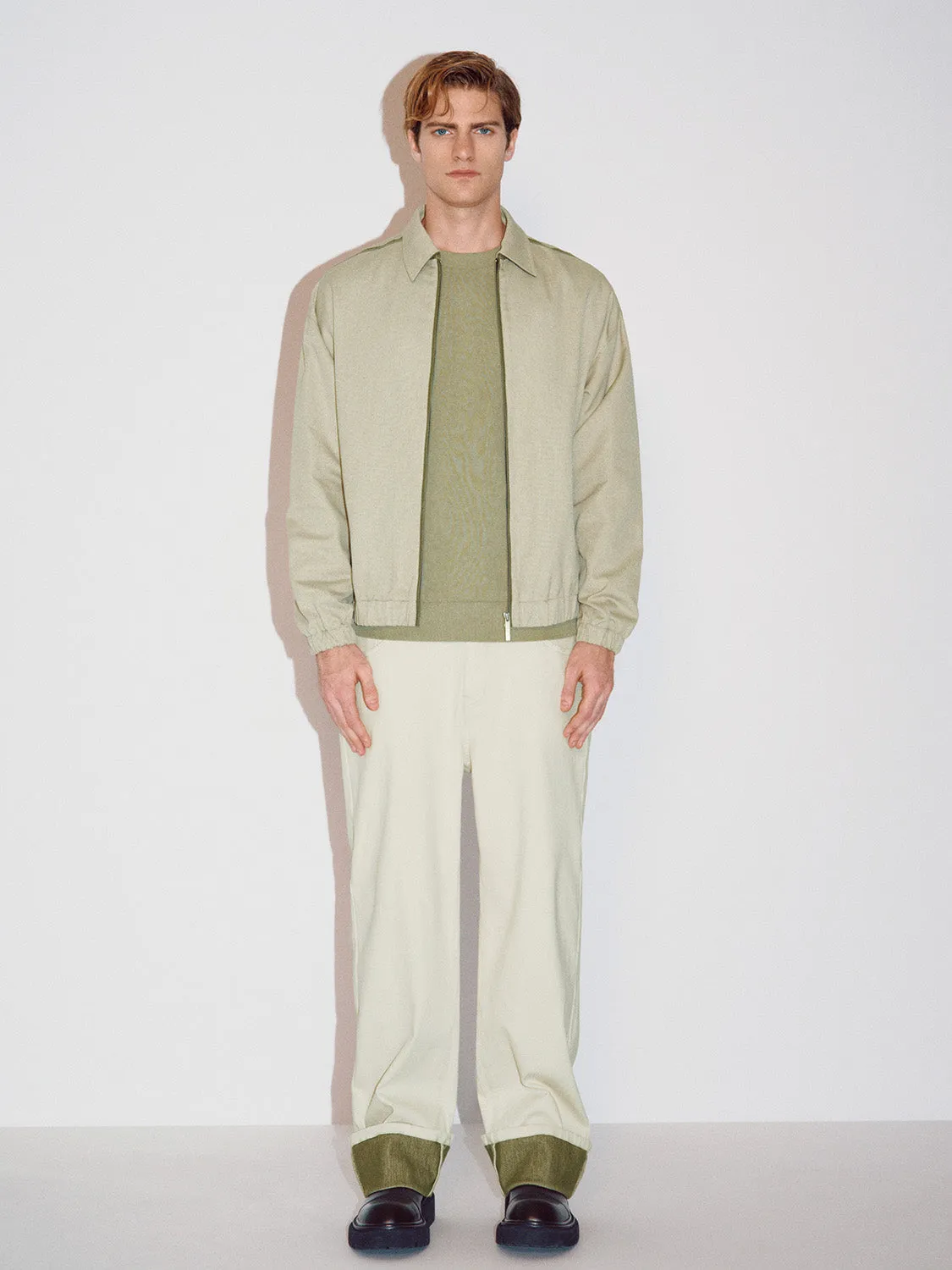 Loose Drawstring Hem Jackets sold by Urban Revivo product image thumbnail 4