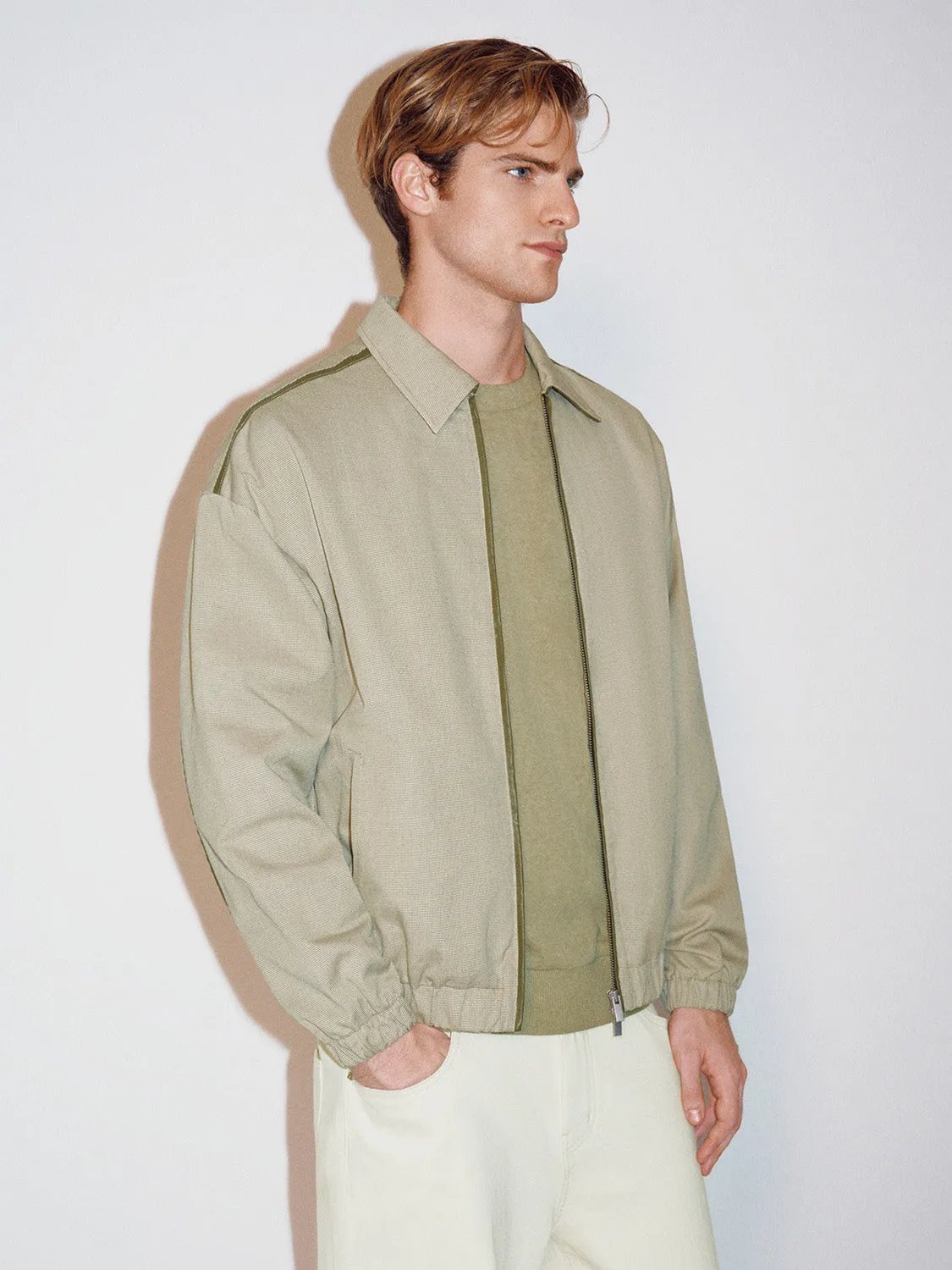 Loose Drawstring Hem Jackets sold by Urban Revivo product image thumbnail 2