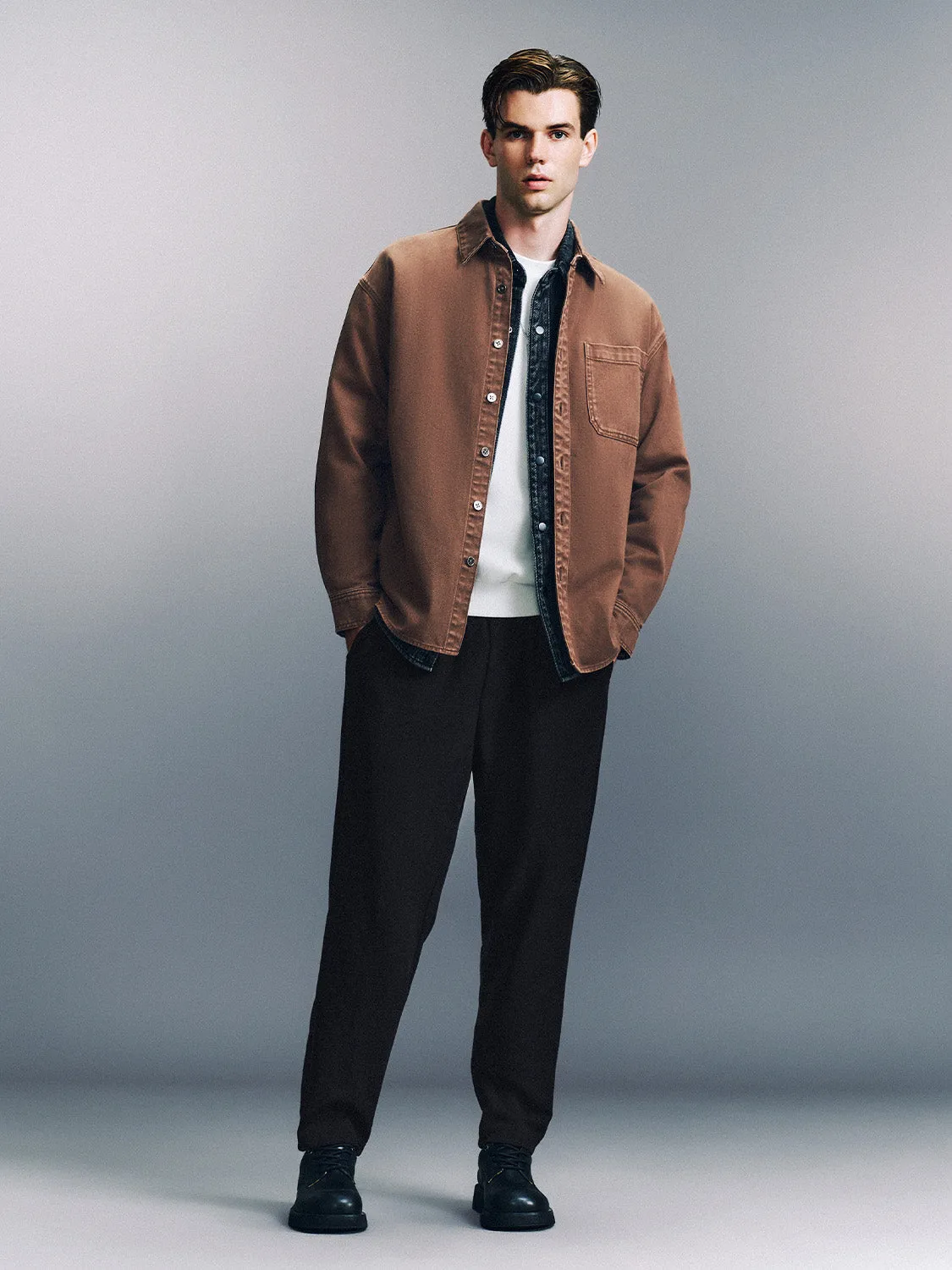 Loose Denim Shirts sold by Urban Revivo product image thumbnail 4