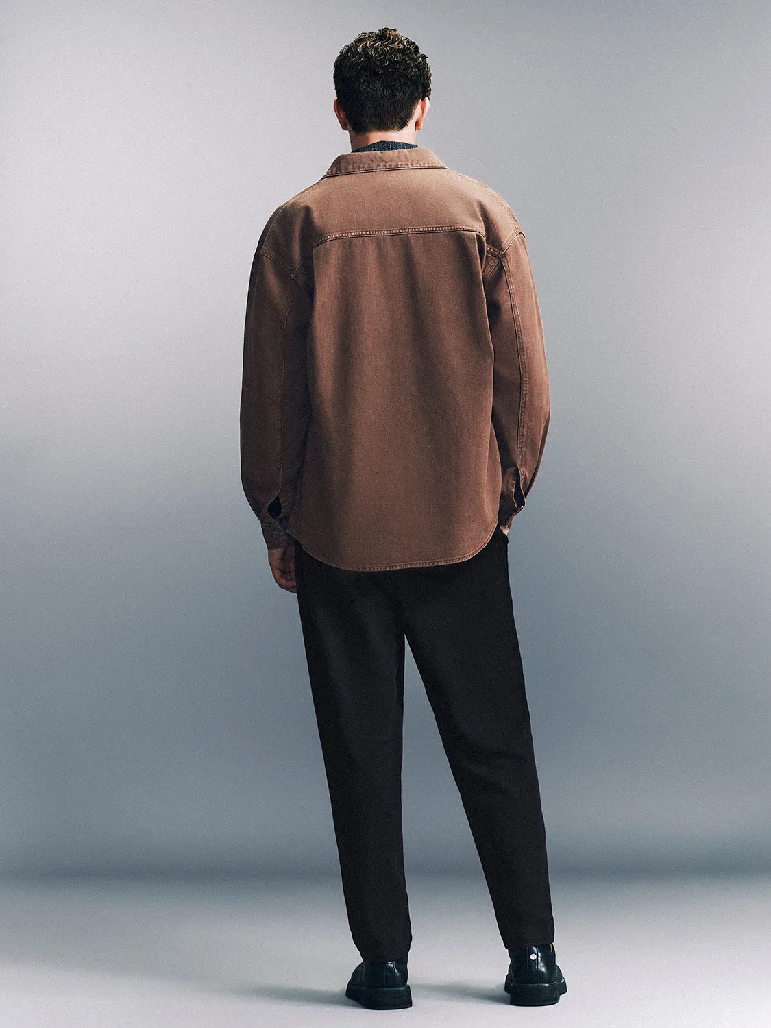 Loose Denim Shirts sold by Urban Revivo product image thumbnail 3