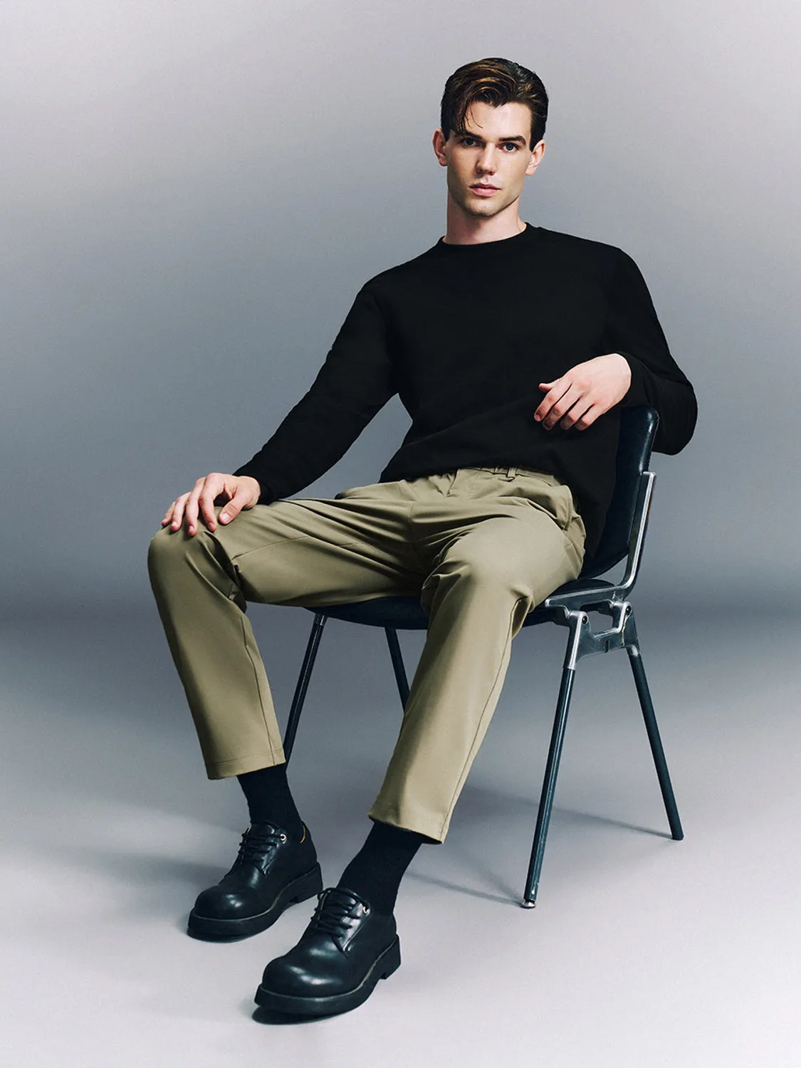 Crew Neck T-Shirts sold by Urban Revivo product image thumbnail 3