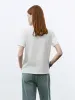 Crew Neck Straight T-Shirt sold by Urban Revivo