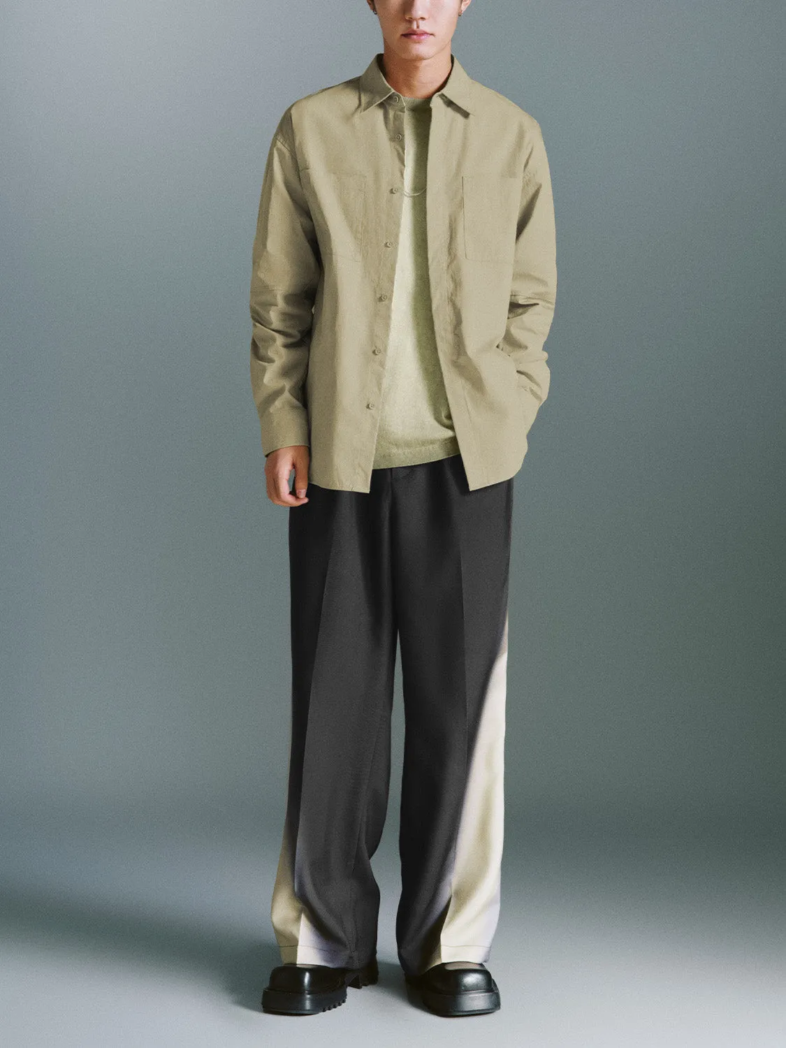 Button Up Loose Shirts sold by Urban Revivo product image thumbnail 4