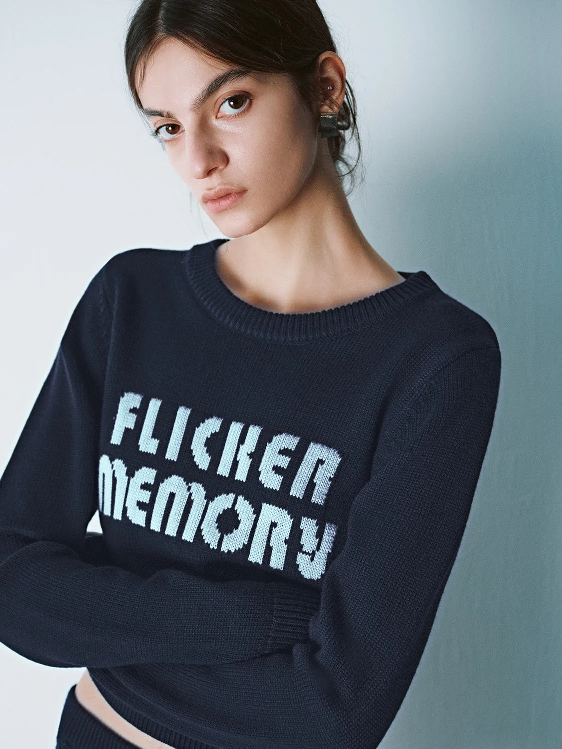 Long Sleeve Knitted T-Shirts sold by Urban Revivo product image thumbnail 5