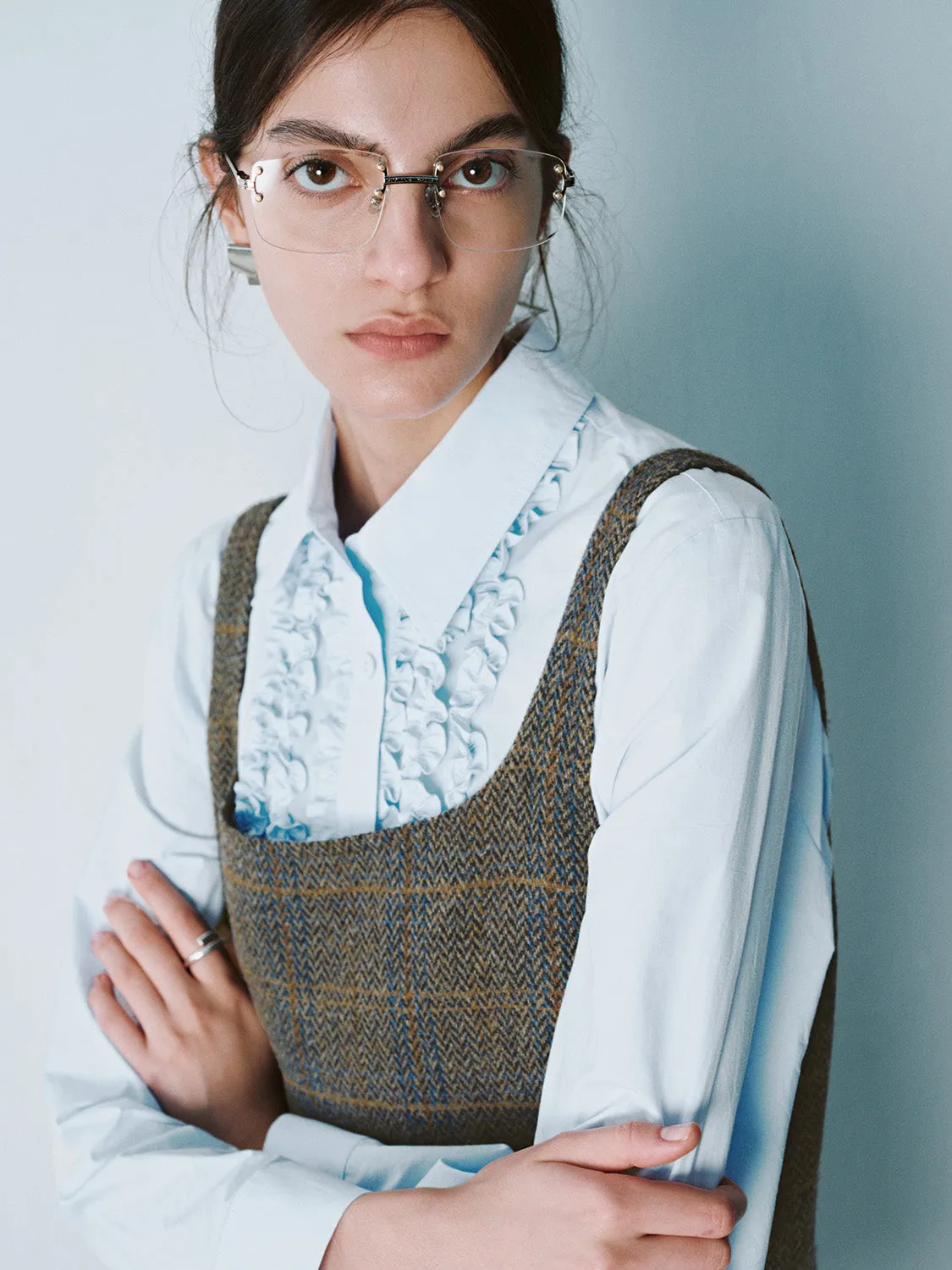 Plaid Straight Pinafore Dresses sold by Urban Revivo product image thumbnail 5