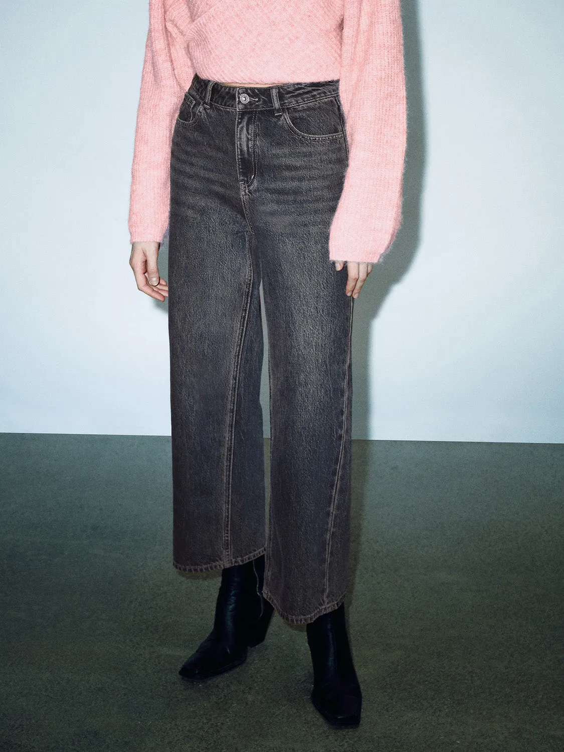 High Rise Denim Jeans sold by Urban Revivo product image thumbnail 3