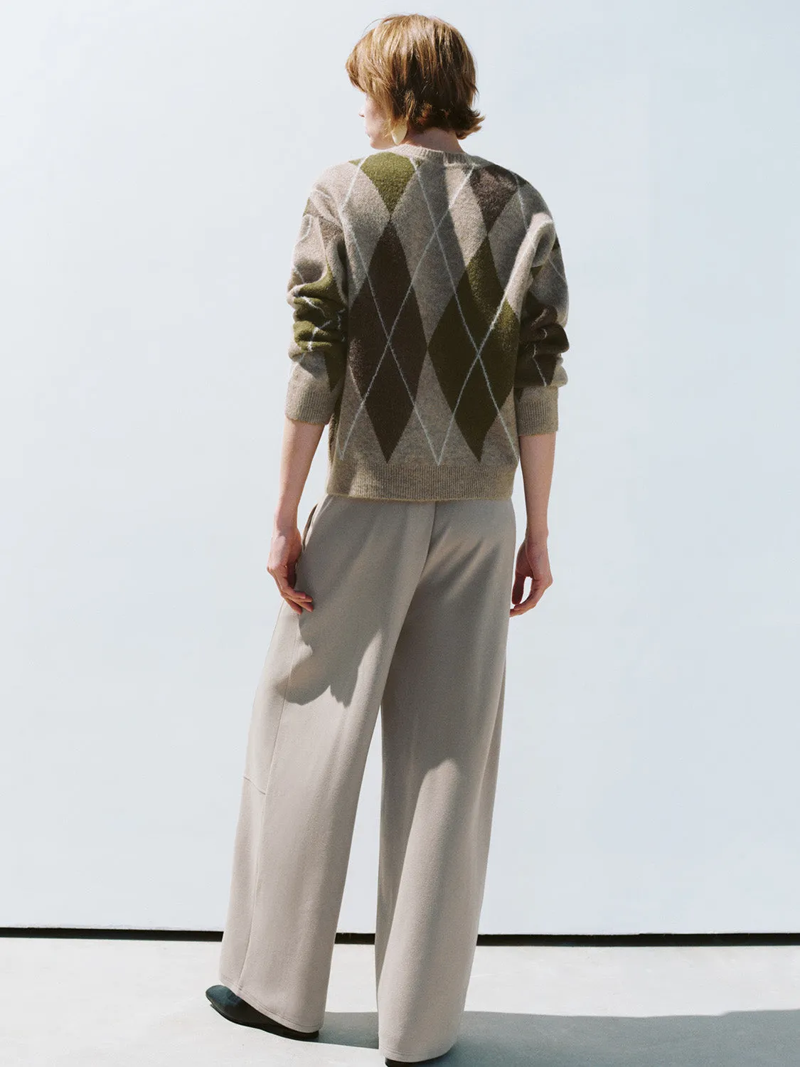 Drawstring Loose Barrel Pants sold by Urban Revivo product image thumbnail 4