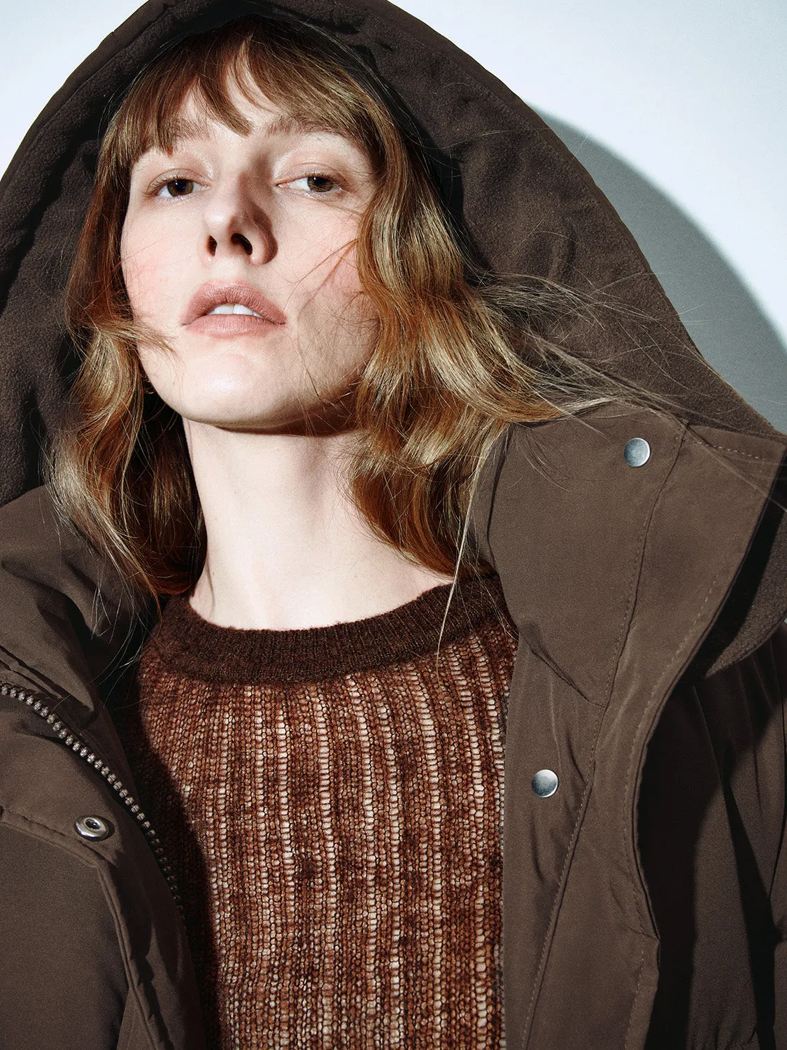 Long Loose Padded Down Outerwear sold by Urban Revivo product image thumbnail 5