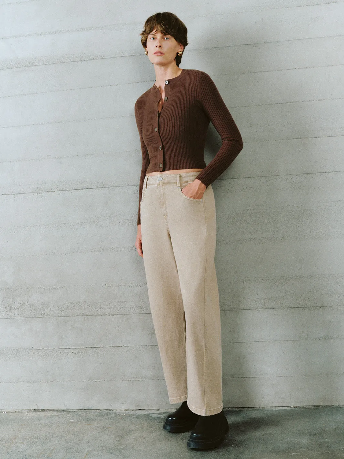 Button Up Loose Knitted Cardigans sold by Urban Revivo product image thumbnail 4