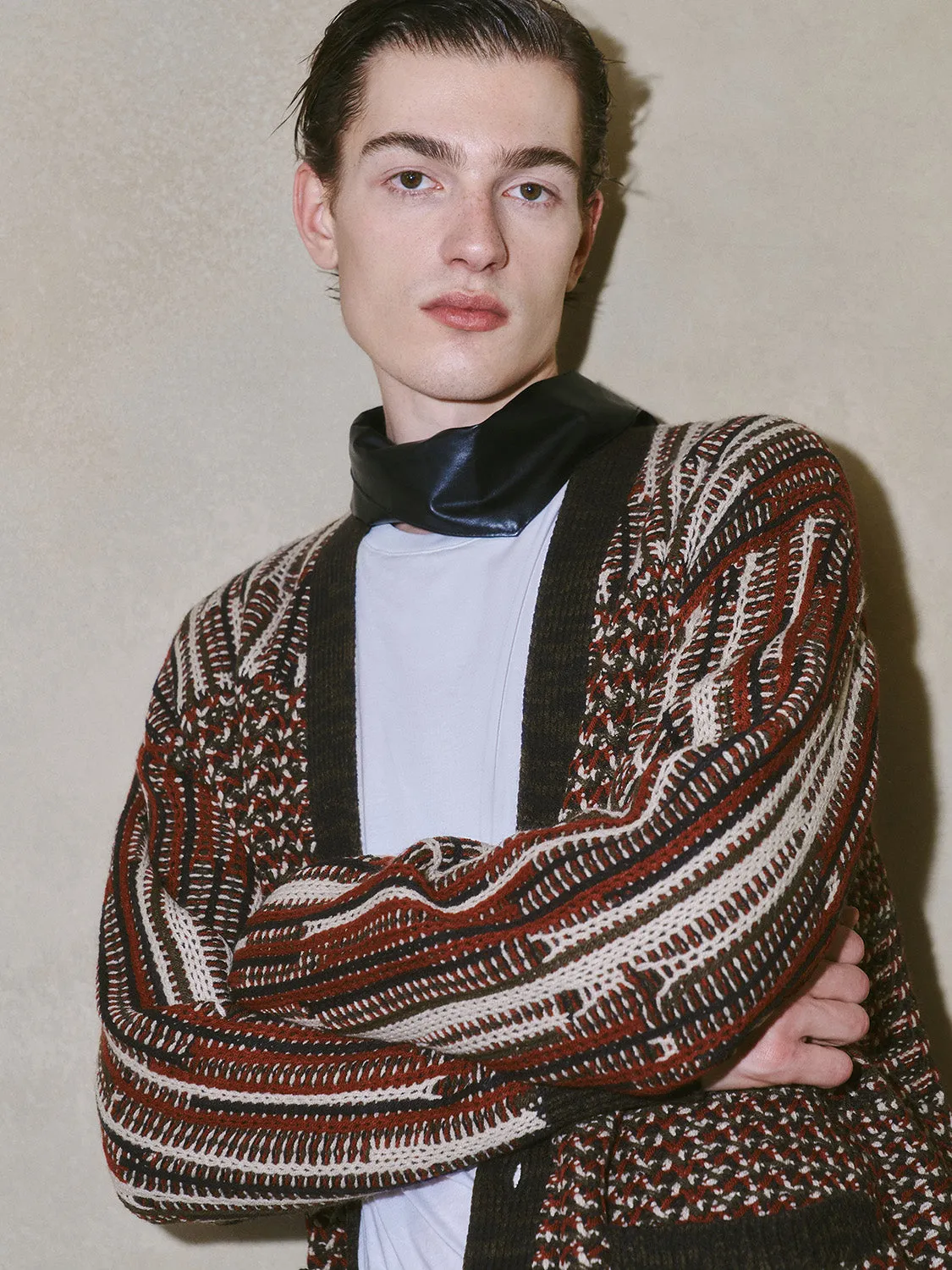 Loose Knitted Cardigans sold by Urban Revivo product image thumbnail 5