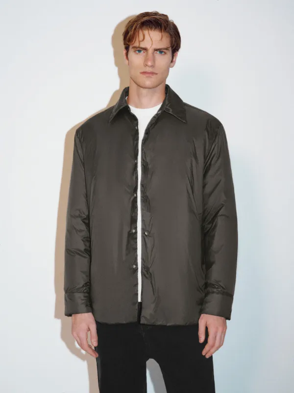 Shirt Collar Down Outerwear sold by Urban Revivo
