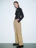 Cut Out Front Skinny Knitted T-Shirts sold by Urban Revivo