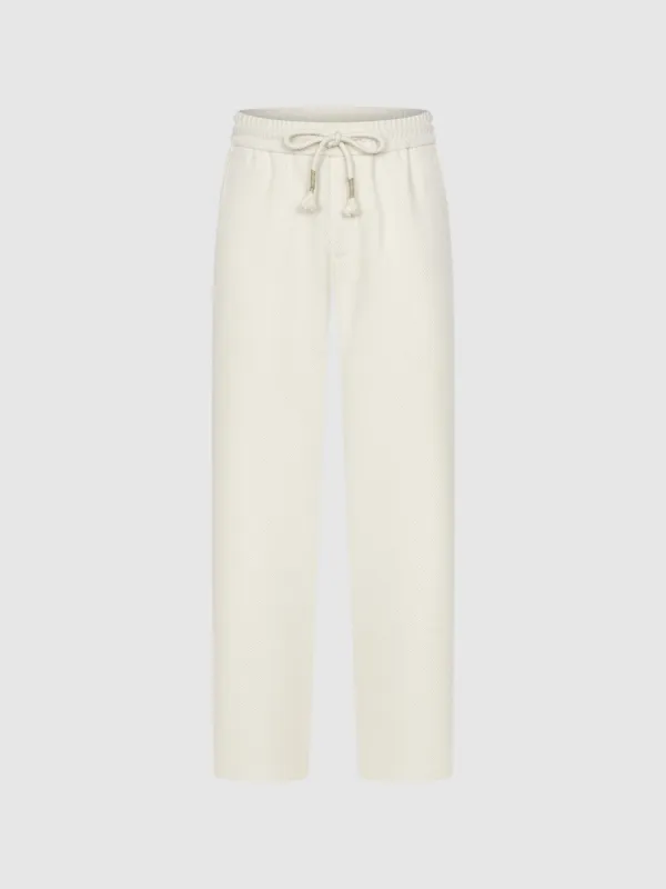 Drawstring Straight Pants sold by Urban Revivo