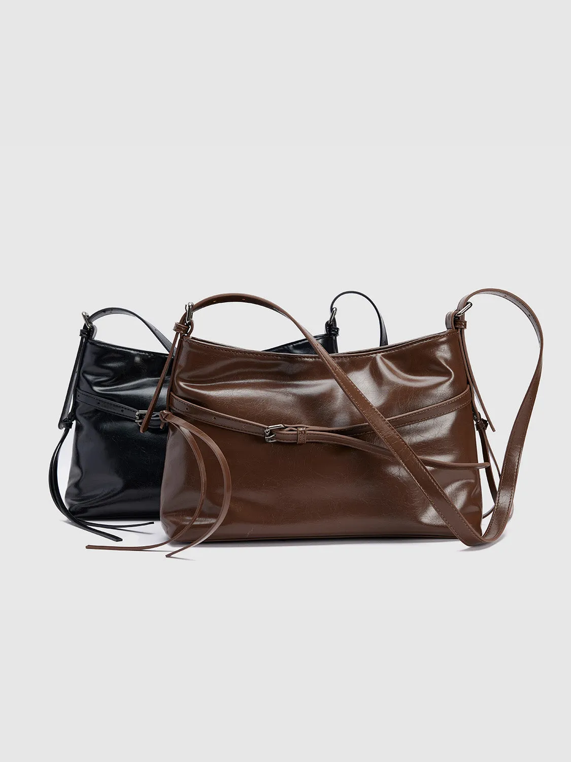 Vegan Leather Large Shoulder Bags sold by Urban Revivo product image thumbnail 5