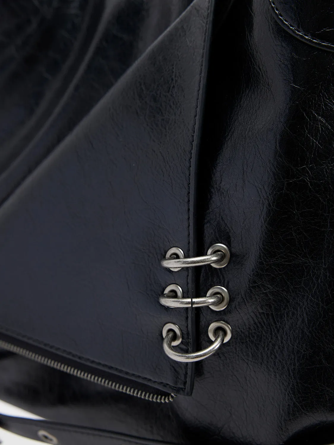 Vegan Leather Large Shoulder Bags sold by Urban Revivo product image thumbnail 4