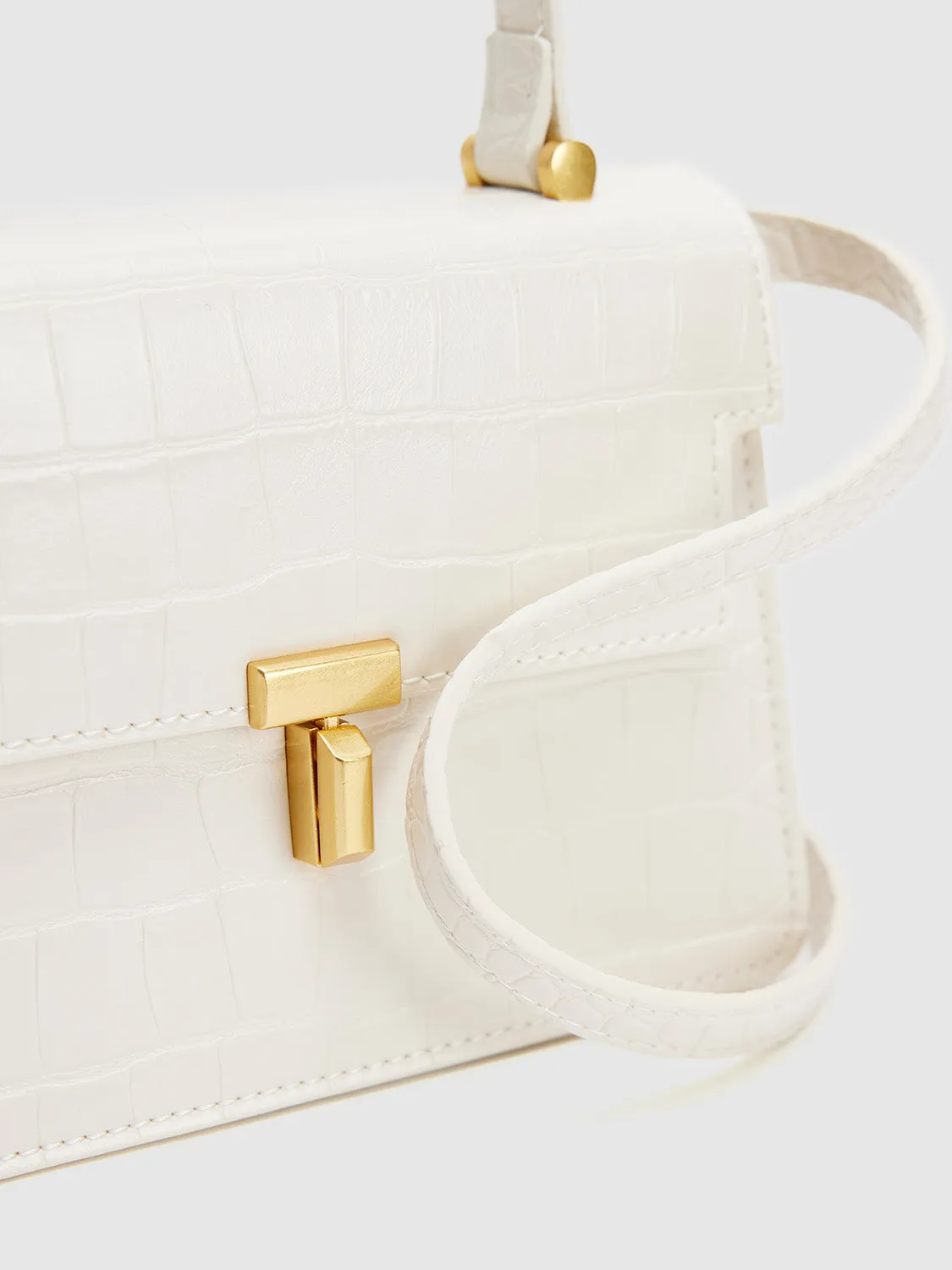 Croc Embossed Small Satchel Bags sold by Urban Revivo product image thumbnail 4