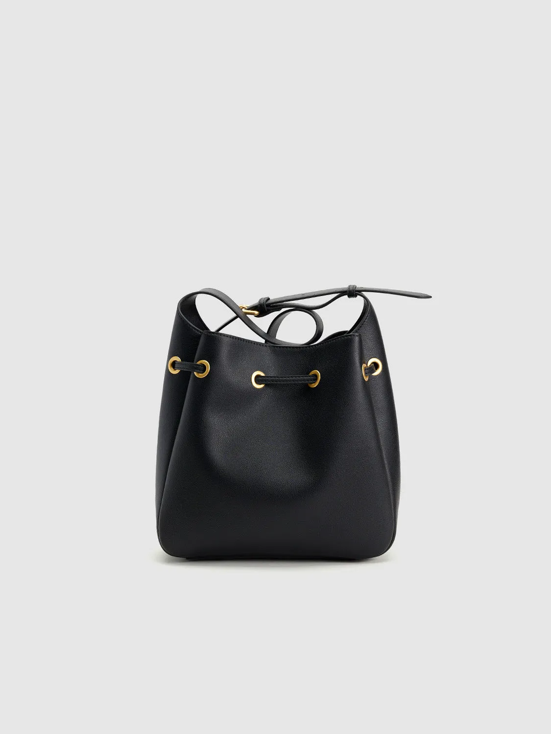 Vegan Leather Drawstring Bucket Bags sold by Urban Revivo product image thumbnail 4