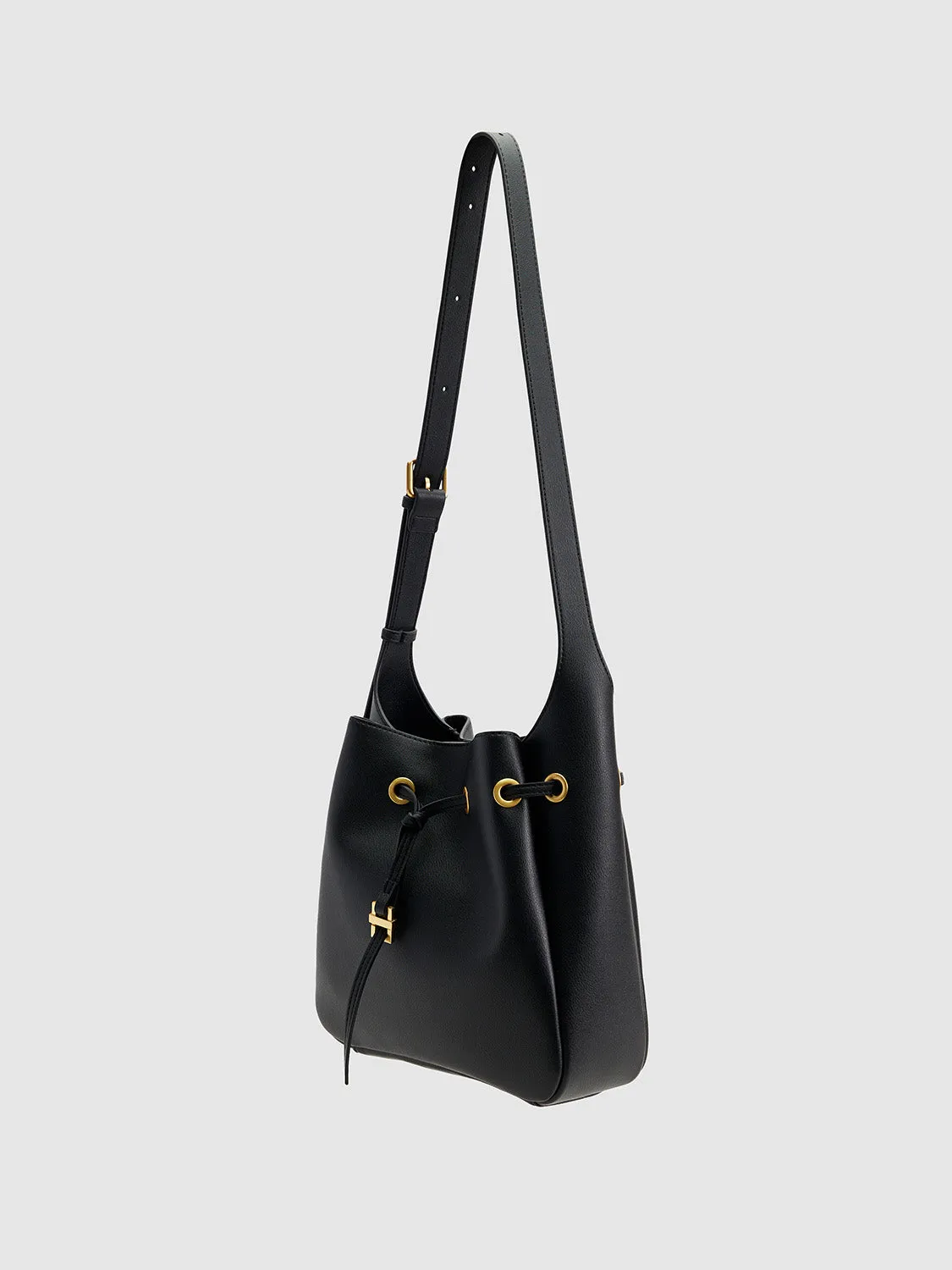 Vegan Leather Drawstring Bucket Bags sold by Urban Revivo product image thumbnail 3