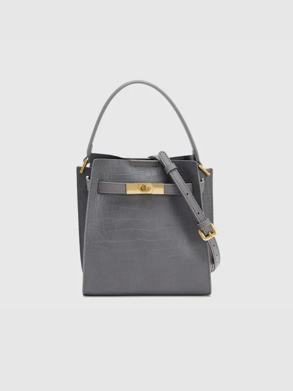 Croc Embossed Shoulder Bags sold by Urban Revivo