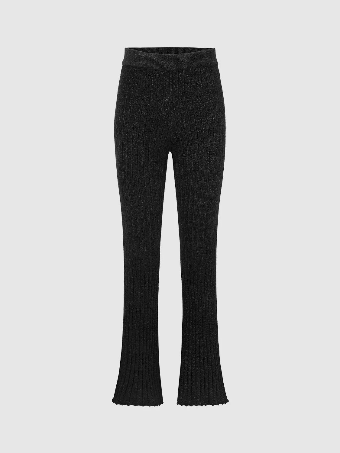 Skinny Knitted Flare Pants sold by Urban Revivo