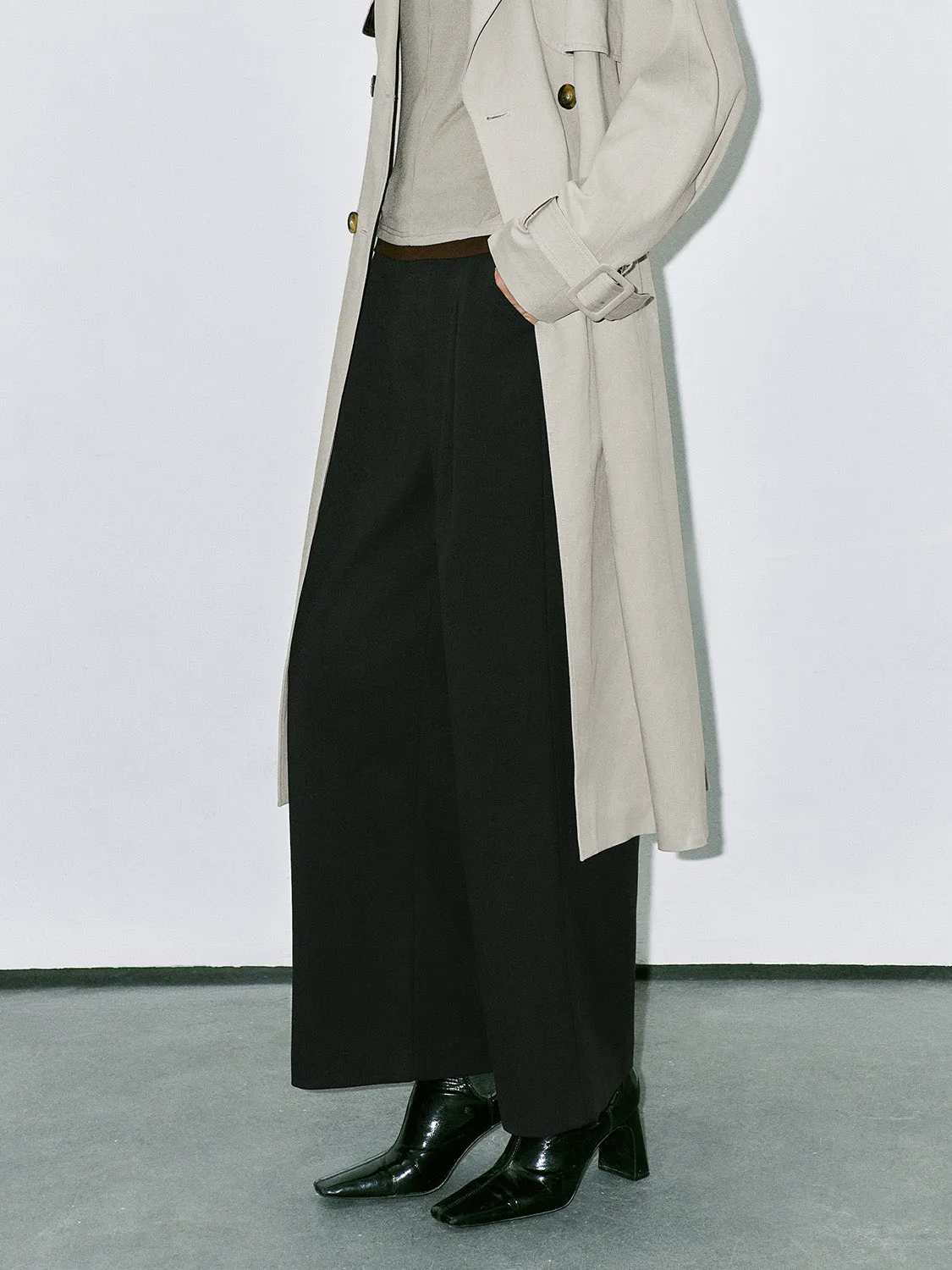 Wide-Leg Pants sold by Urban Revivo product image thumbnail 3