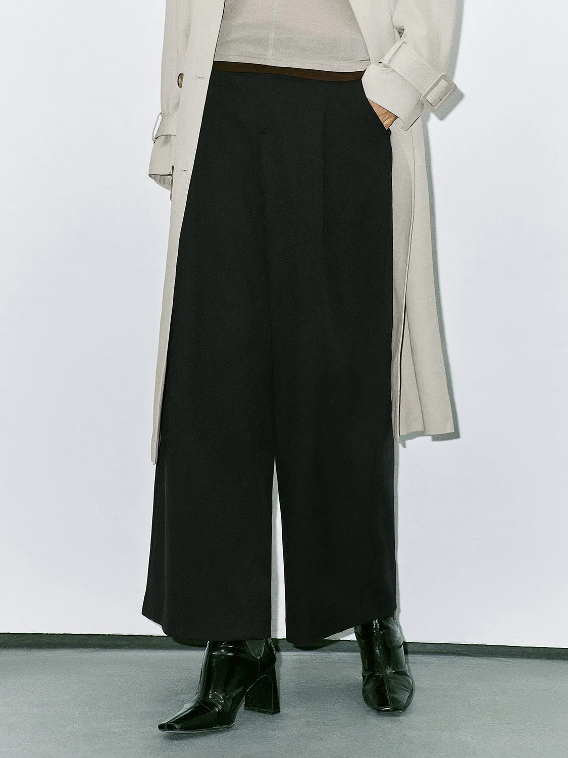 Wide-Leg Pants sold by Urban Revivo product image thumbnail 2