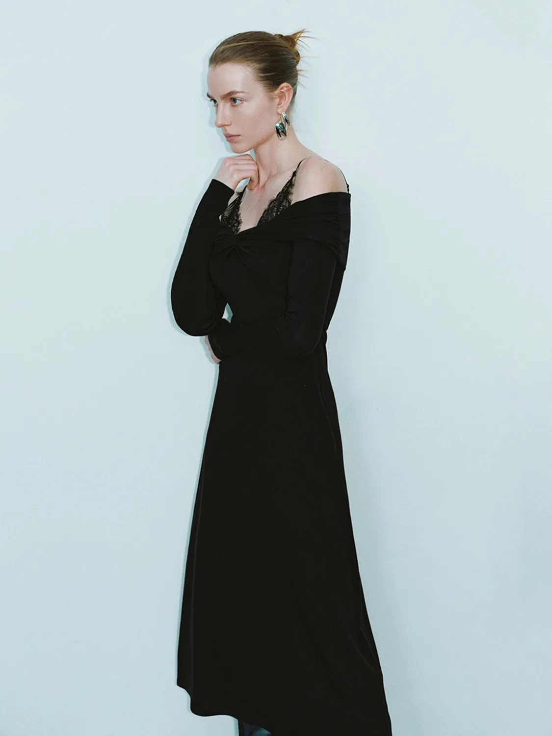 Twisted Front A-Line Dresses sold by Urban Revivo product image thumbnail 4