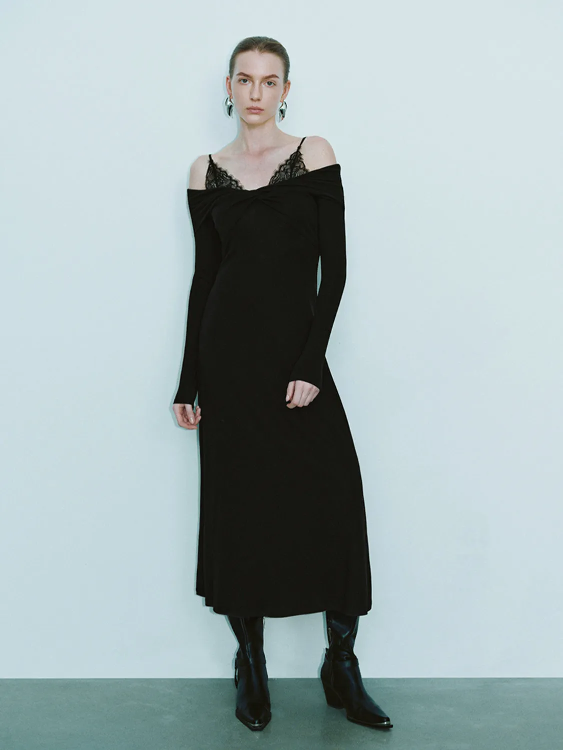 Twisted Front A-Line Dresses sold by Urban Revivo