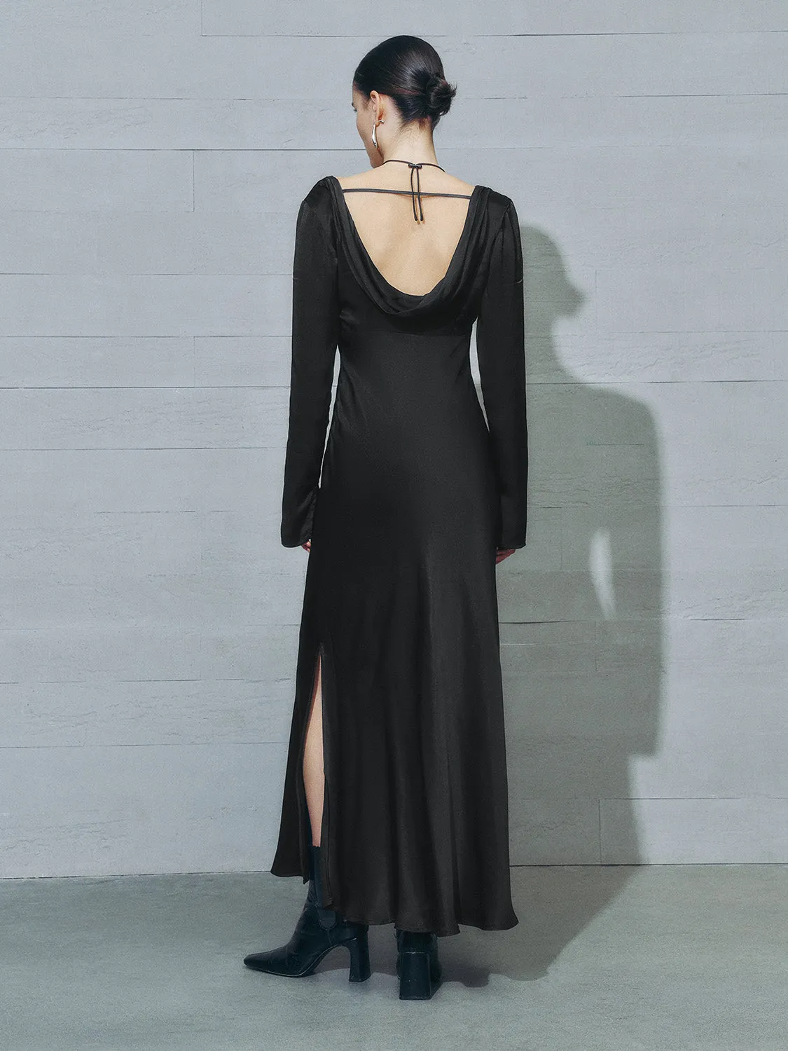 Halter Neck Maxi A-Line Dresses sold by Urban Revivo product image thumbnail 3