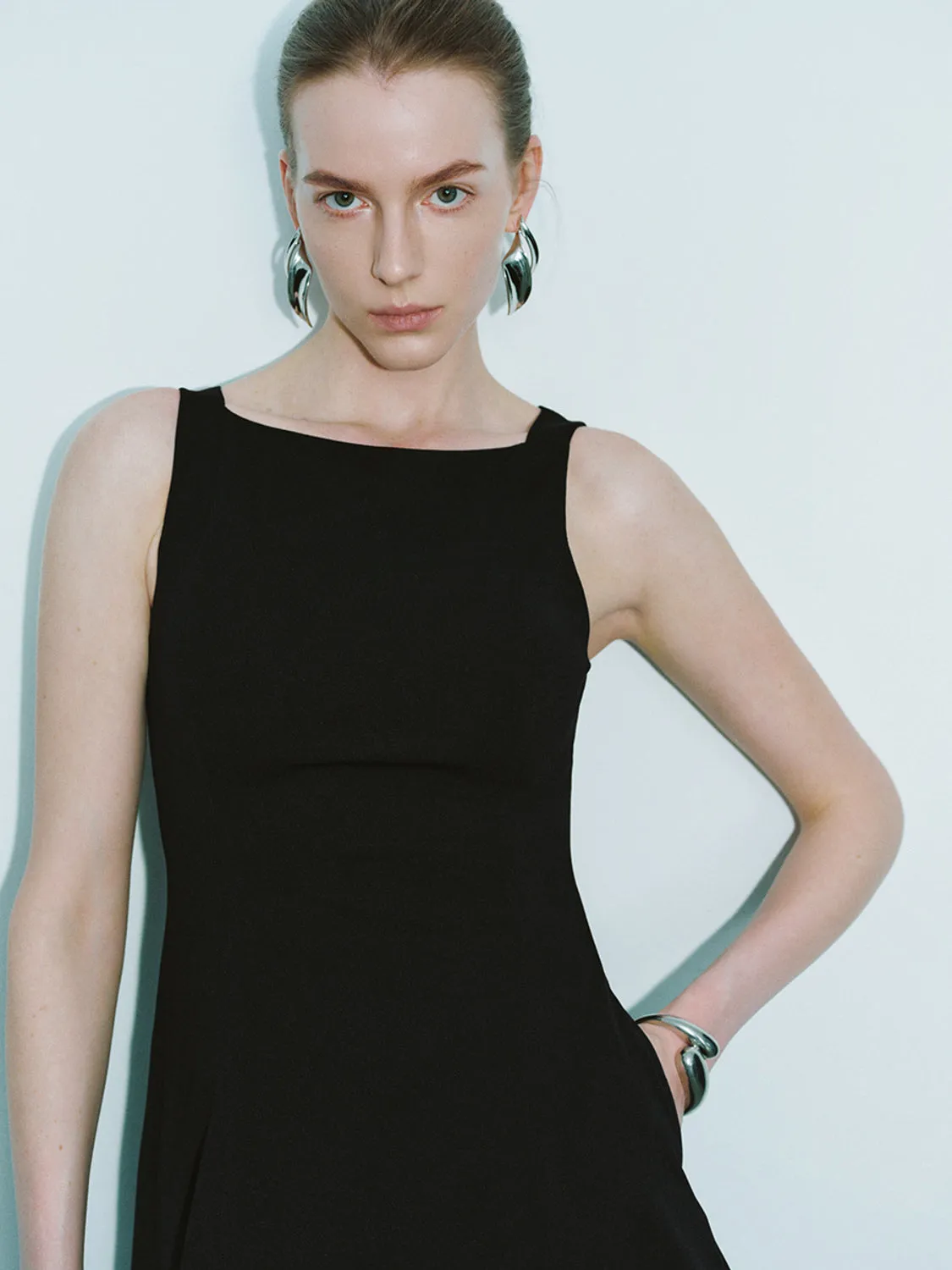 Bandeau Mid-Length A-Line Dresses sold by Urban Revivo product image thumbnail 3