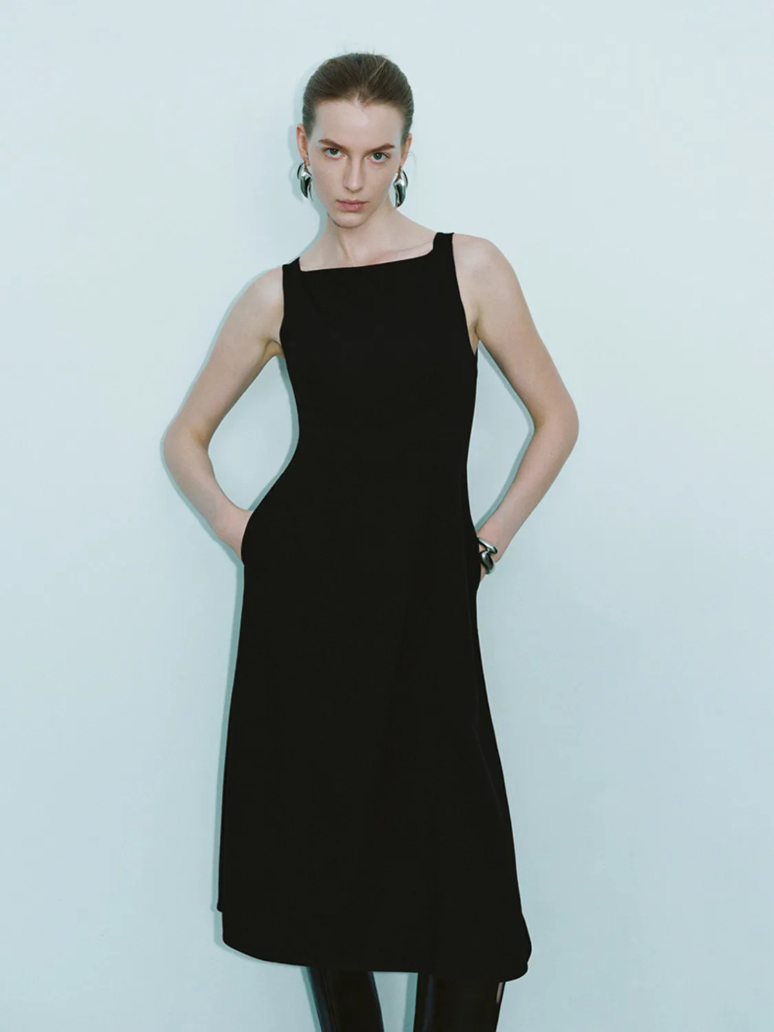 Bandeau Mid-Length A-Line Dresses sold by Urban Revivo product image thumbnail 4