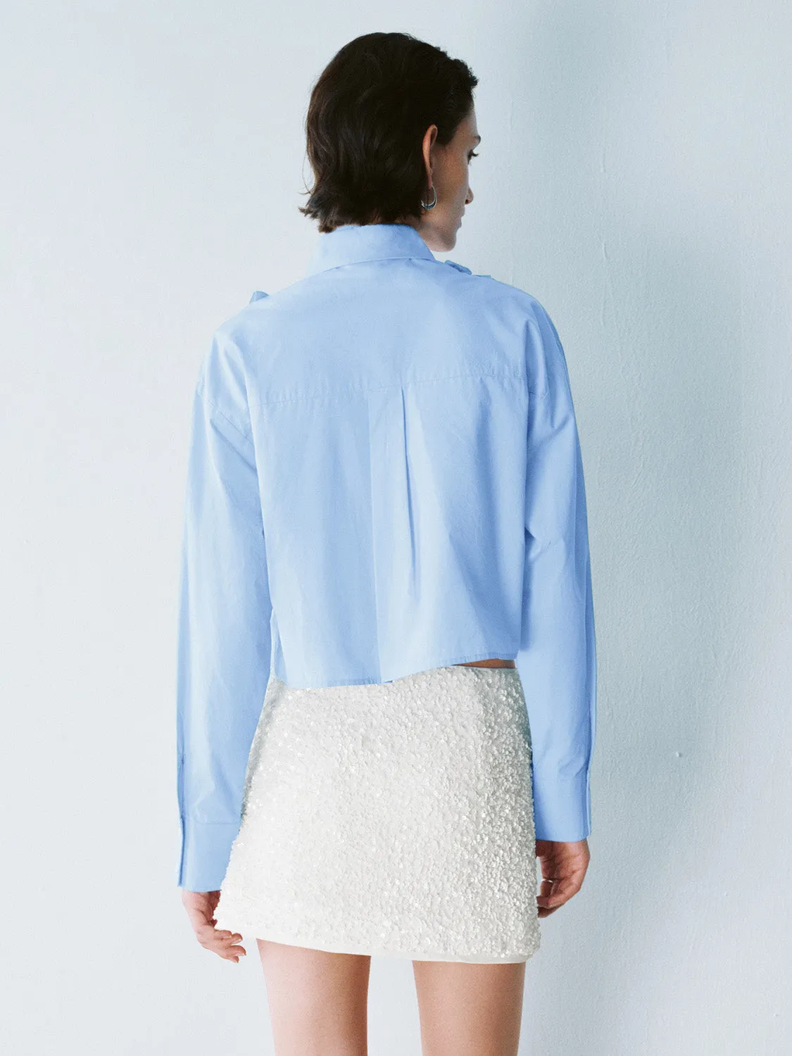 Ruffled Long Sleeve Shirts sold by Urban Revivo product image thumbnail 3