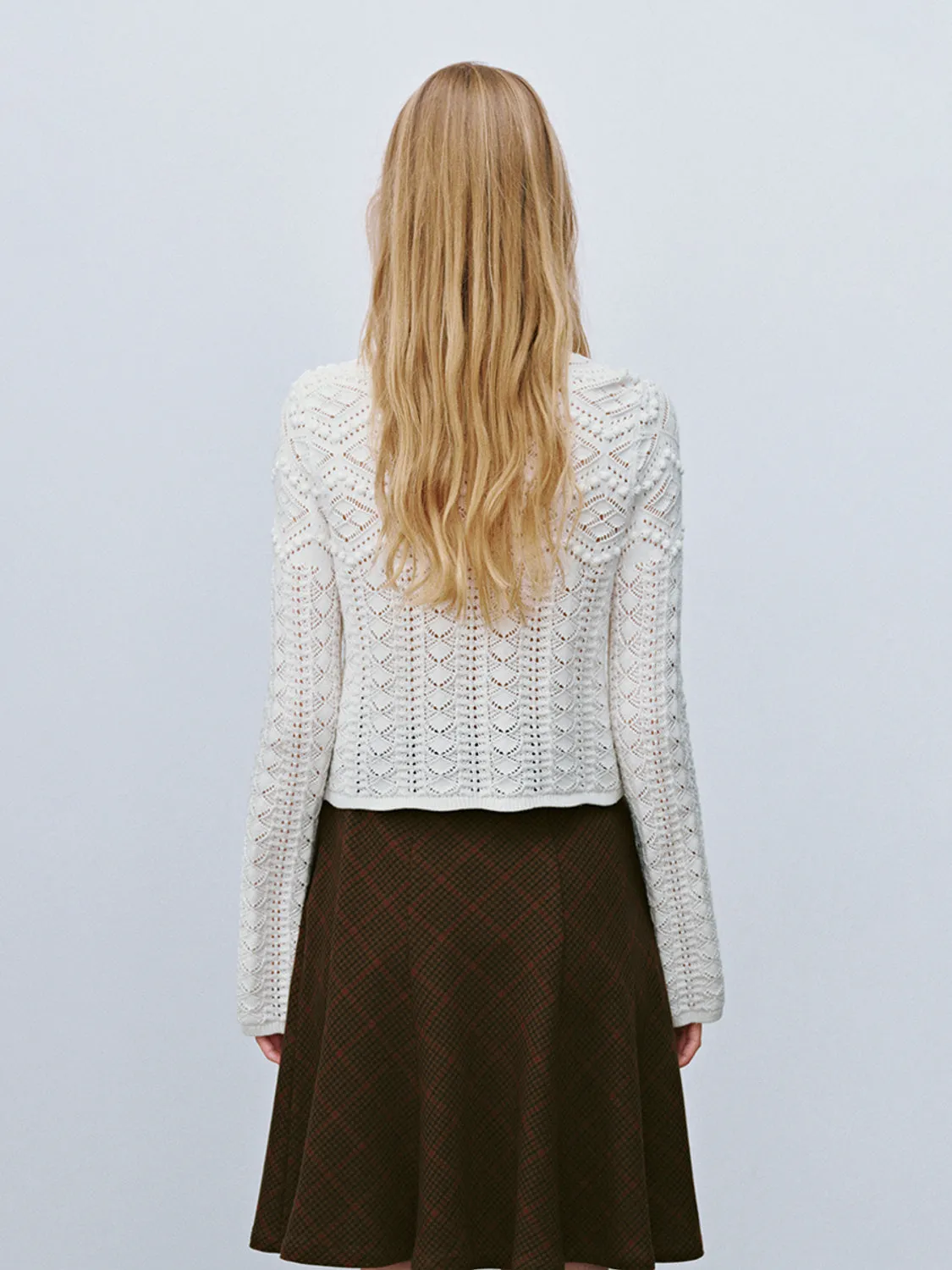 Crochet Knitted T-Shirts sold by Urban Revivo product image thumbnail 2