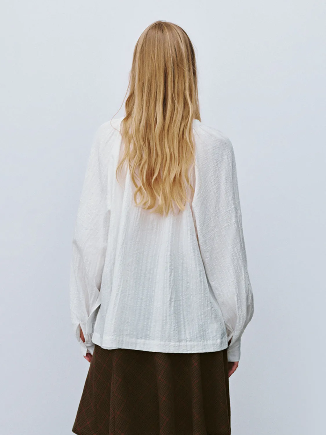 Tie Front Overhead Shirts sold by Urban Revivo product image thumbnail 2