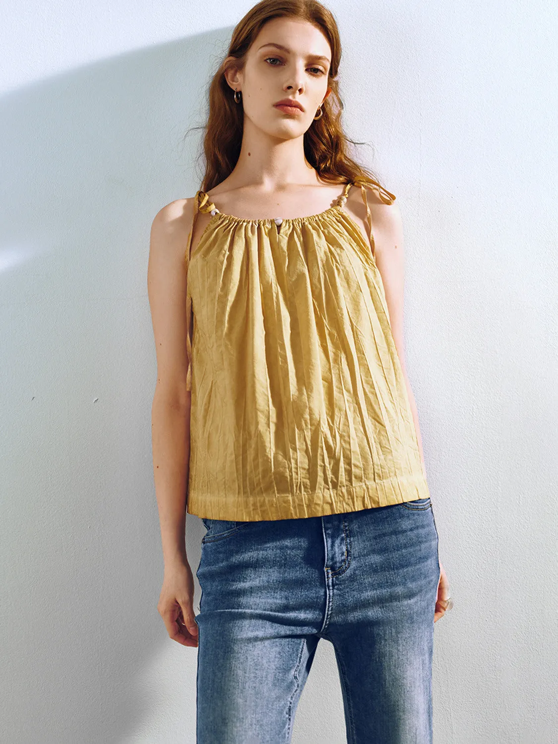 Halter Neck Cami Tops sold by Urban Revivo