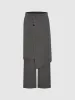 2 In 1 Layered Wide-Leg Pants sold by Urban Revivo