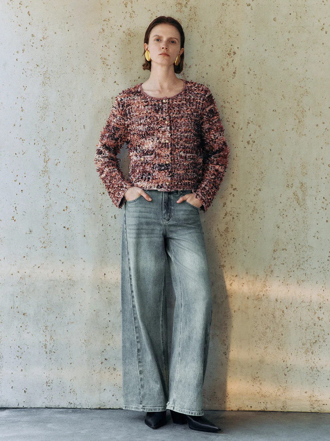 Chunky Knitted Tweed Cardigans sold by Urban Revivo product image thumbnail 4