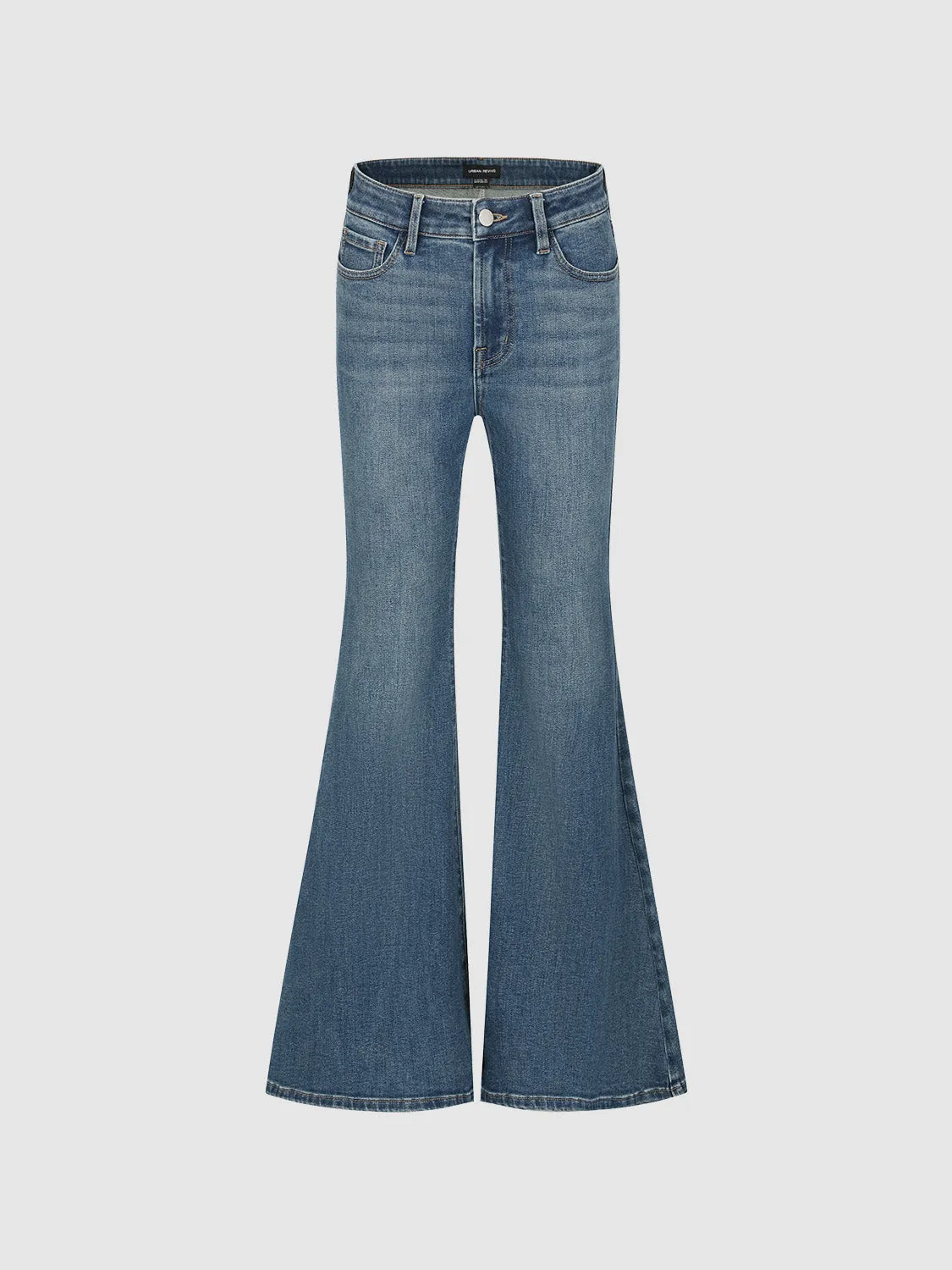 Skinny Denim Flared Jeans sold by Urban Revivo