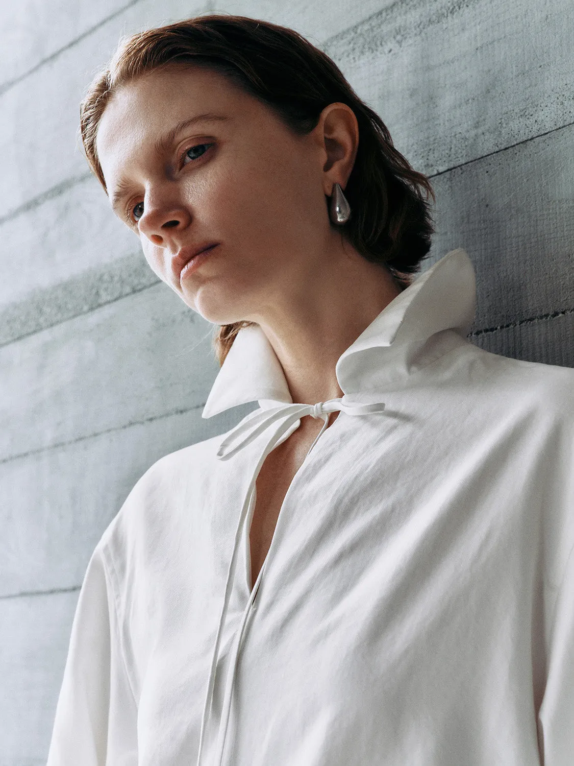 Lace Up Front Overhead Shirts sold by Urban Revivo product image thumbnail 5