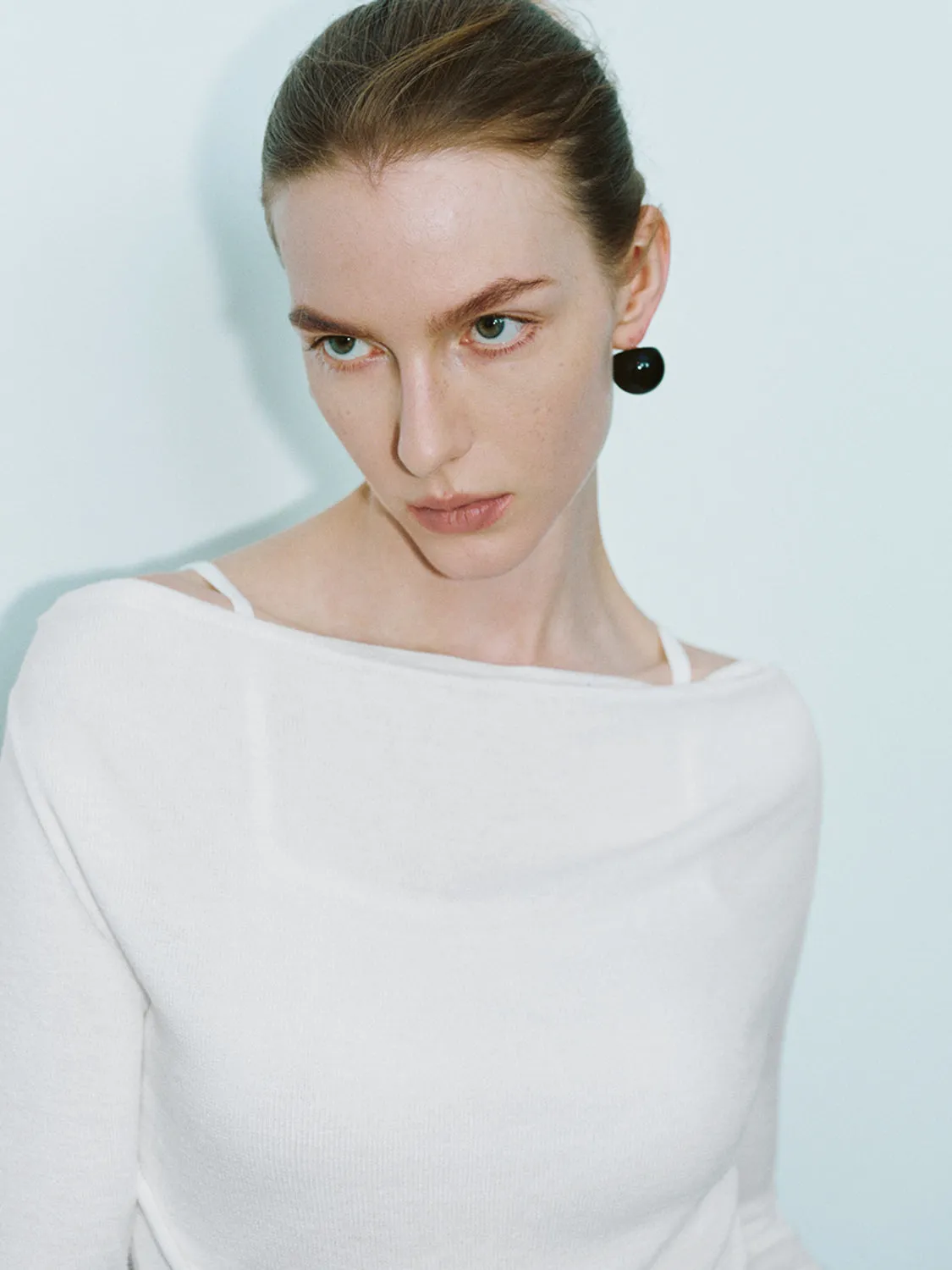 Cold Shoulder Skinny Knitted T-Shirts sold by Urban Revivo product image thumbnail 5