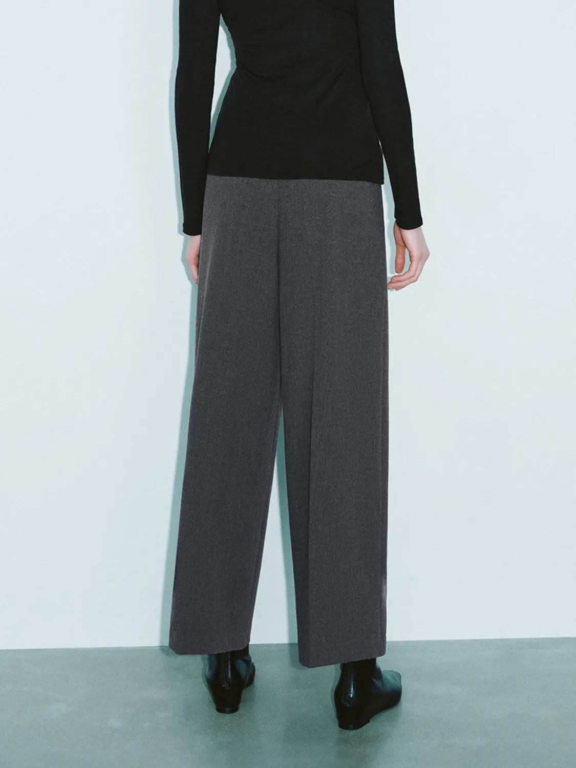 Regular Wide-Leg Pants sold by Urban Revivo product image thumbnail 2