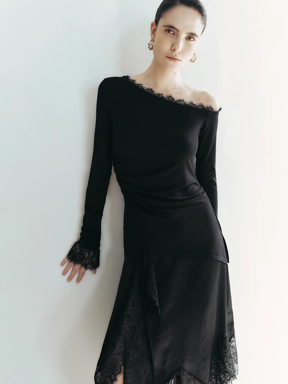 One Shoulder Skinny T-Shirts sold by Urban Revivo product image thumbnail 2