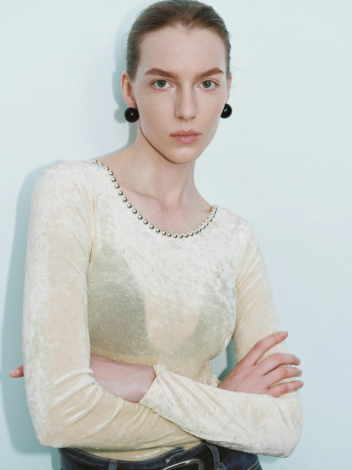 Skinny Long Sleeve T-Shirts sold by Urban Revivo product image thumbnail 5