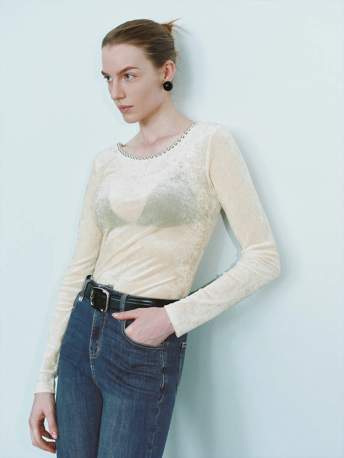 Skinny Long Sleeve T-Shirts sold by Urban Revivo product image thumbnail 2