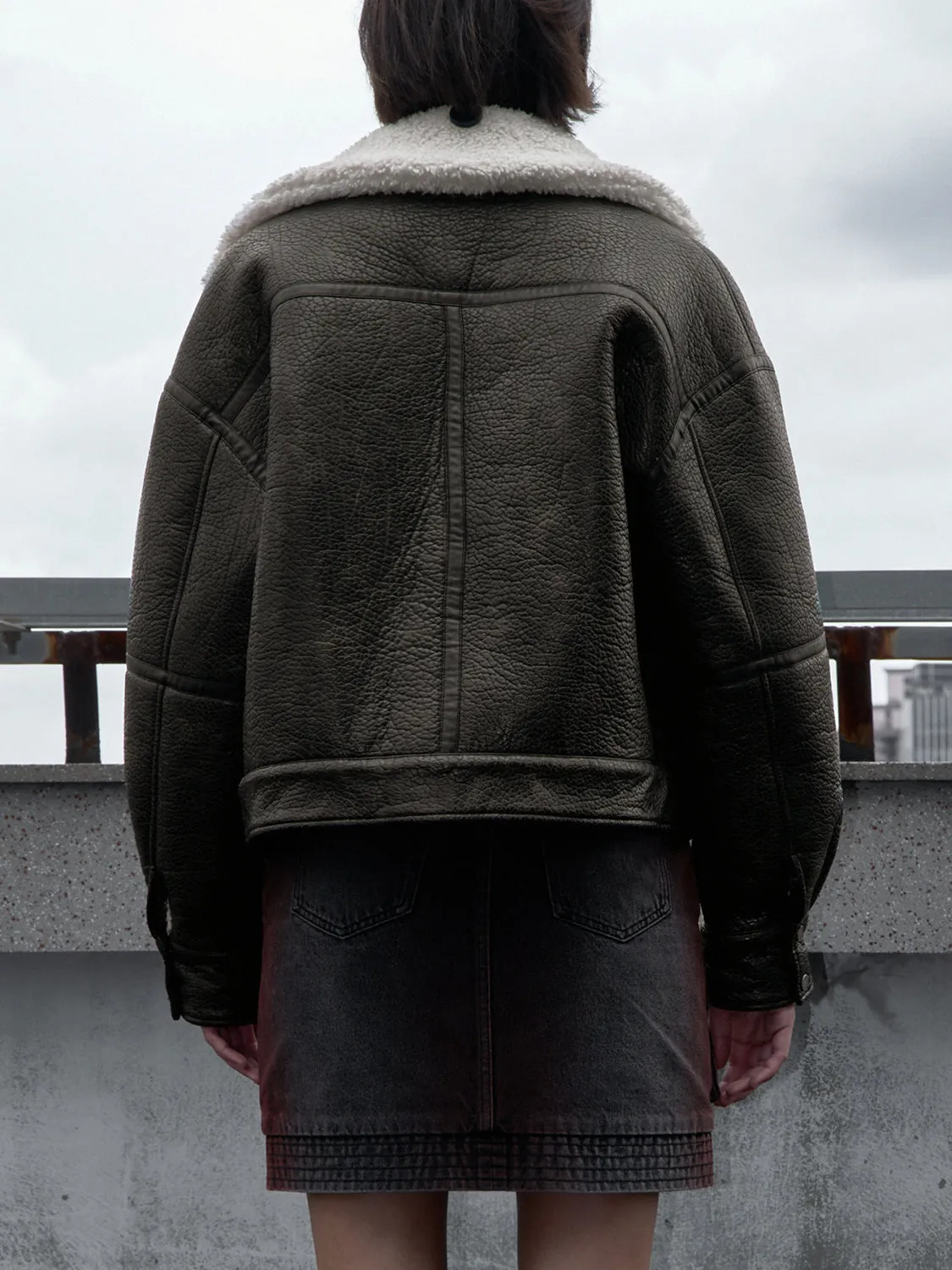 Vegan Leather Jackets sold by Urban Revivo product image thumbnail 3