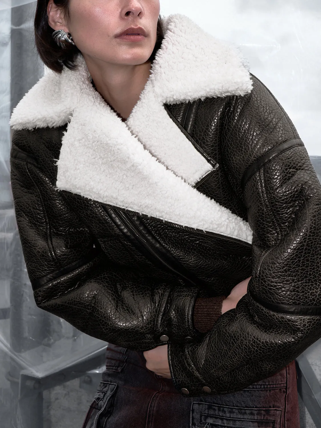 Vegan Leather Jackets sold by Urban Revivo product image thumbnail 5