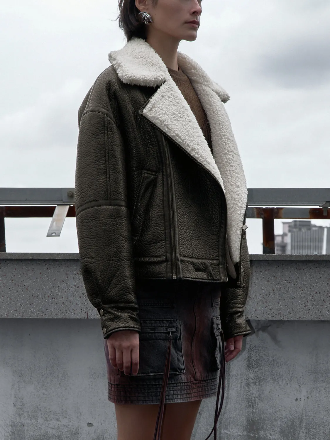 Vegan Leather Jackets sold by Urban Revivo product image thumbnail 2